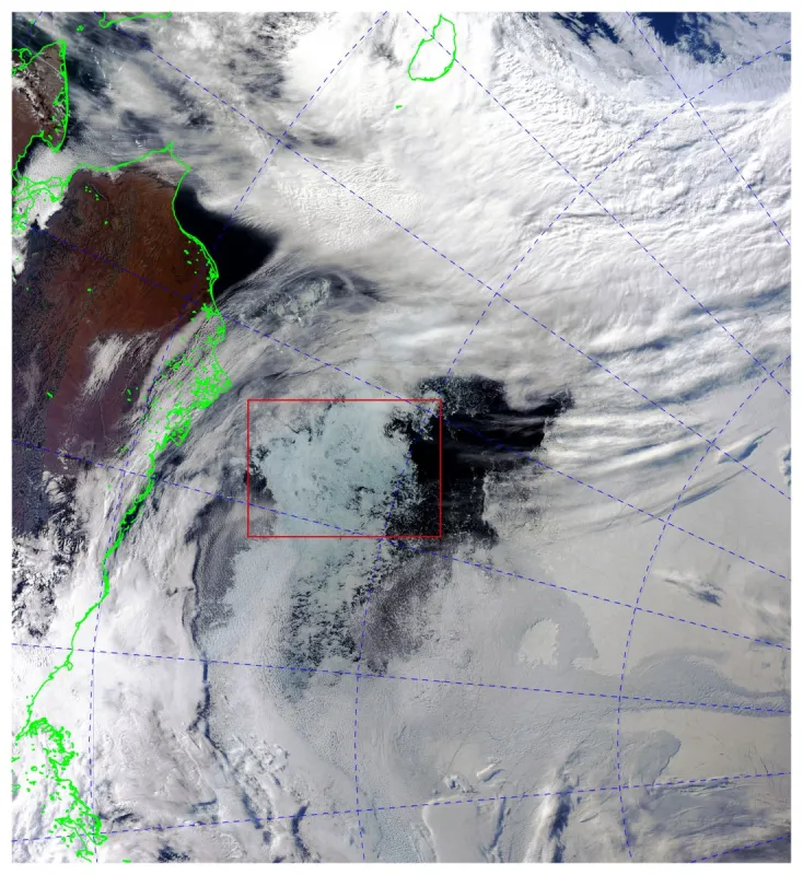 Unusual polynya seen on September 11, 2006