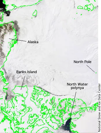 Visible-band satellite image mosaic on May 20, 2008