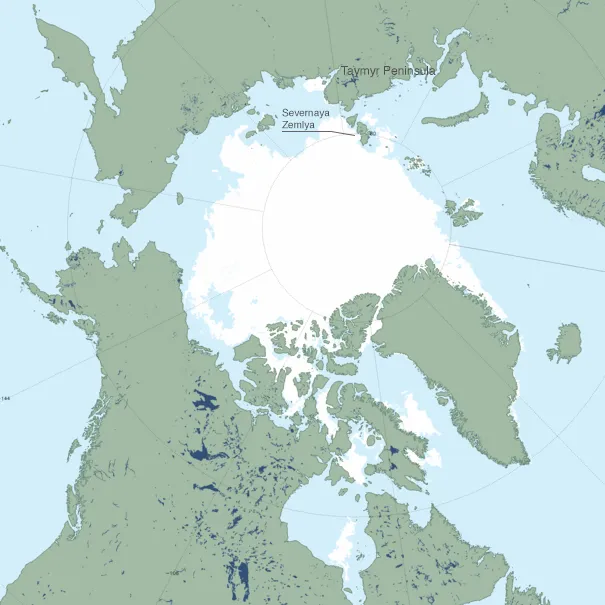 The image above shows Arctic sea ice extent on August 16, 2015 from the Multisensor Analyzed Sea Ice Extent (MASIE) data product.