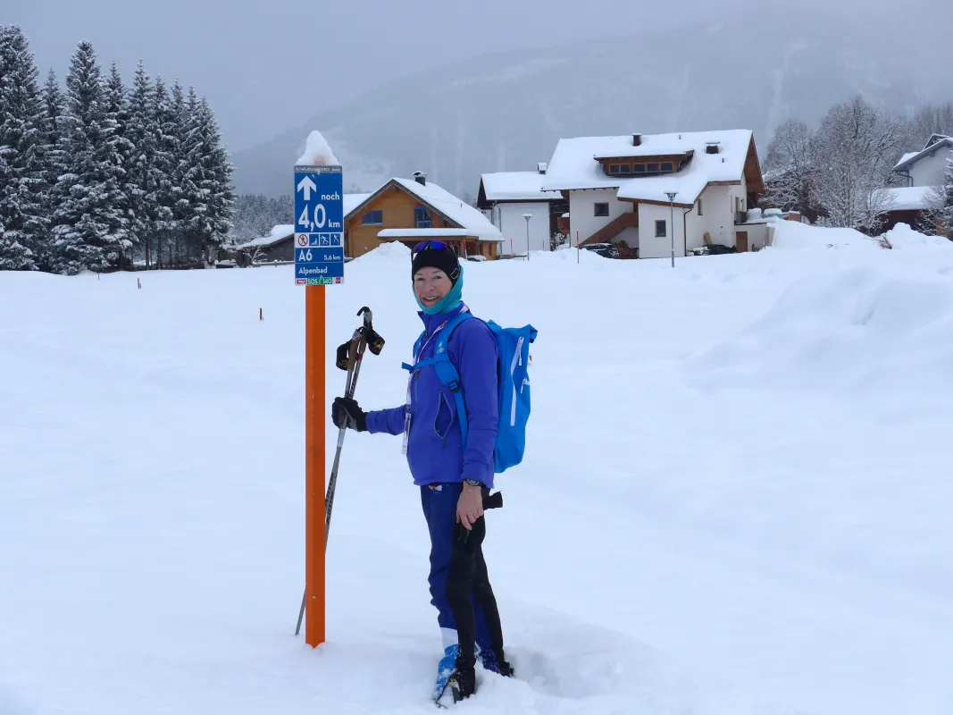 Photo of Julia Collins at ski resort