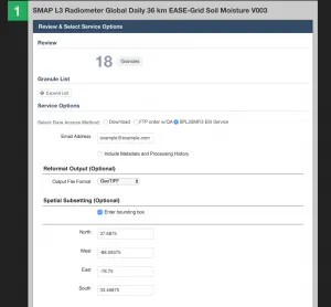 Downloading a subset of reformatted data