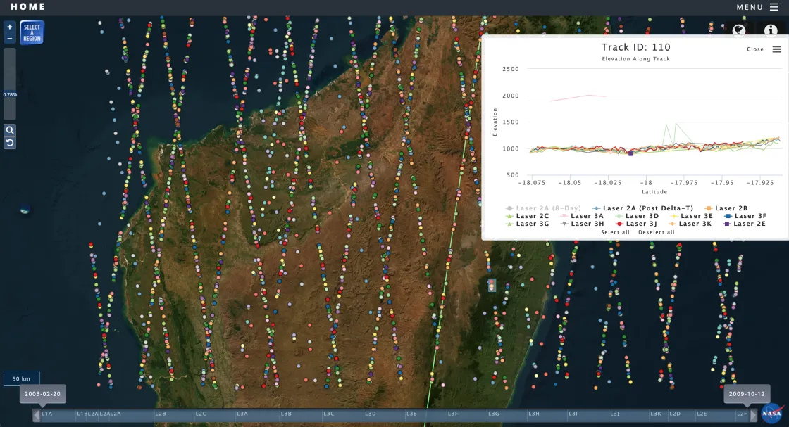 Screenshot with waveform display