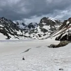 snow cover lake isabelle