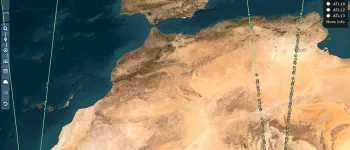 Sample zoomed-in OpenAltimetry screen for ICESat-2